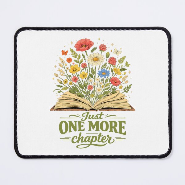 Item preview, Just One More Chapter Wildflowers Book Love designed and sold by Pineapple-Tree.