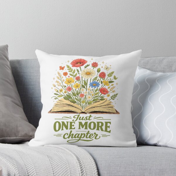 Item preview, Just One More Chapter Wildflowers Book Love designed and sold by Pineapple-Tree.