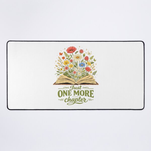 Item preview, Just One More Chapter Wildflowers Book Love designed and sold by Pineapple-Tree.