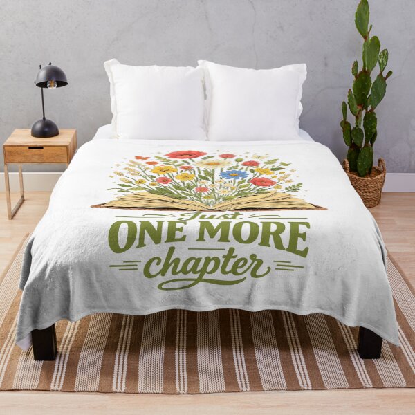 Item preview, Just One More Chapter Wildflowers Book Love designed and sold by Pineapple-Tree.