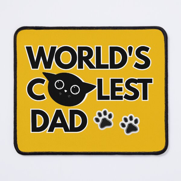 Item preview, WORLD'S COOLEST CAT DAD | Funny Cat Dad Father's Day Design designed and sold by MagnetStyle.