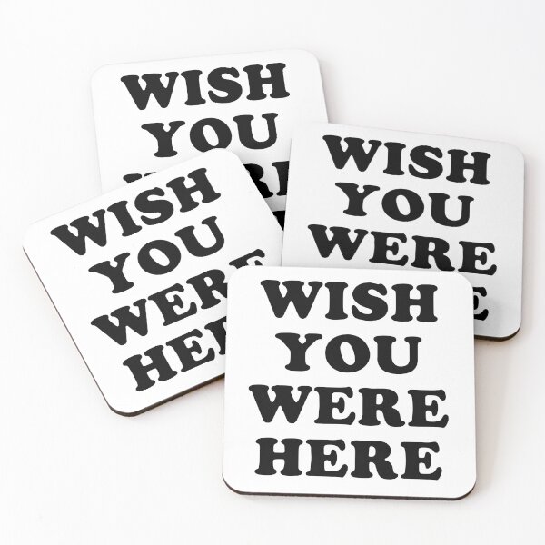 Item preview, Vintage Wish You Were Here Black Text Slogan designed and sold by Void Script.