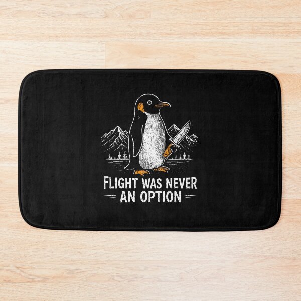 Item preview, Funny Penguin Flight Was Never An Option Dark Humor designed and sold by wansilastomi.