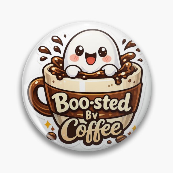 Item preview, Booste by coffee lover sticker  designed and sold by Jyotisima8929.