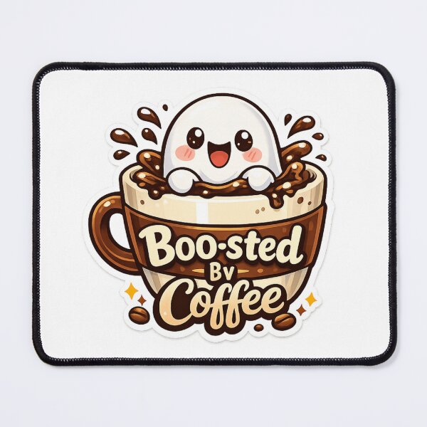 Item preview, Booste by coffee lover sticker designed and sold by Jyotisima8929.