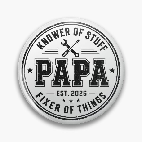 Item preview, Funny Papa Knower of Stuff Fixer of Things designed and sold by Saitokuu7Art.