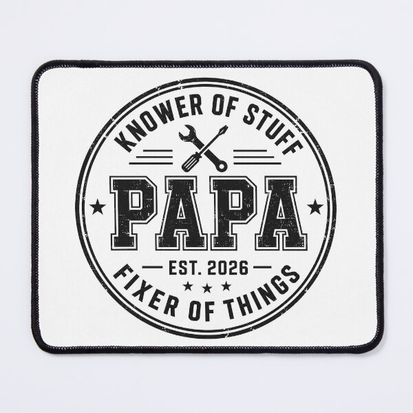 Item preview, Funny Papa Knower of Stuff Fixer of Things designed and sold by Saitokuu7Art.