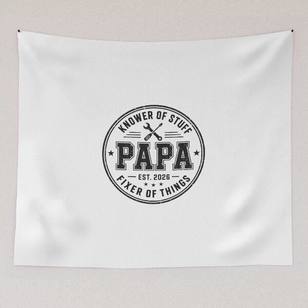 Item preview, Funny Papa Knower of Stuff Fixer of Things designed and sold by Saitokuu7Art.