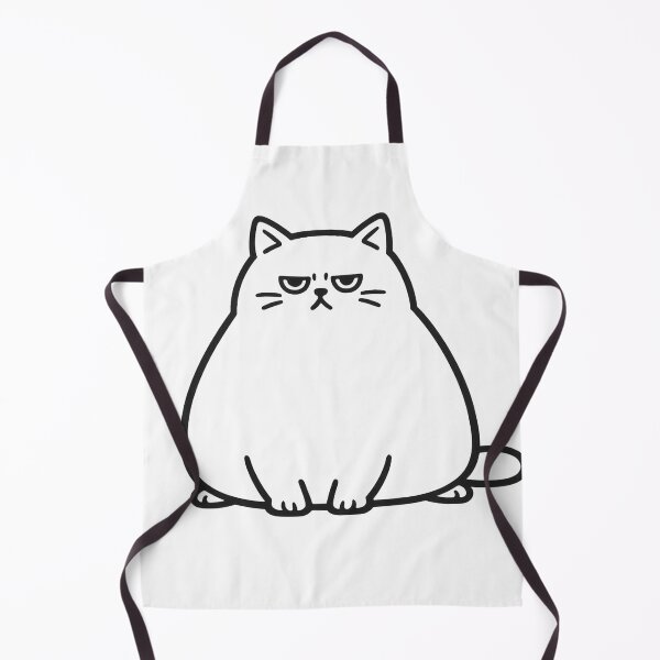 Item preview, Chonky Cat Portrait – Funny Pet Art for Cat Lovers designed and sold by Venkat-artz.