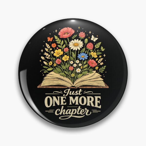 Item preview, Just One More Chapter Wildflowers Book Love designed and sold by Pineapple-Tree.