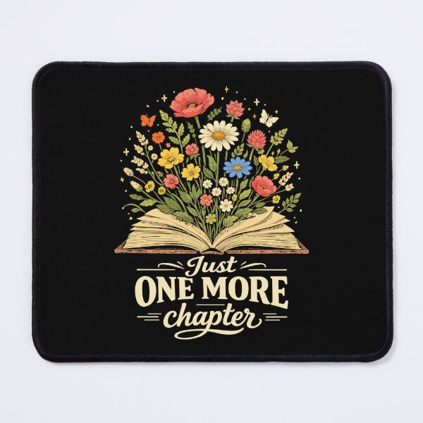 Item preview, Just One More Chapter Wildflowers Book Love designed and sold by Pineapple-Tree.