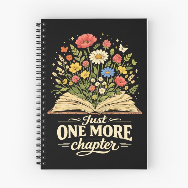 Item preview, Just One More Chapter Wildflowers Book Love designed and sold by Pineapple-Tree.