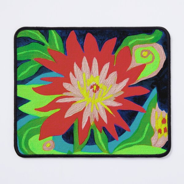 Item preview, "Waterlily red" by JKH63 Jenette Hewitt Art designed and sold by Jenette Hewitt Art.