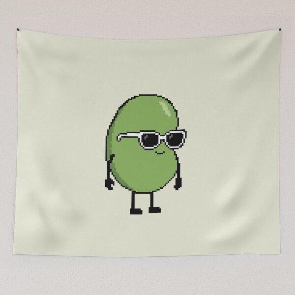 Item preview, Bean green Pixel designed and sold by White Rim Mates.