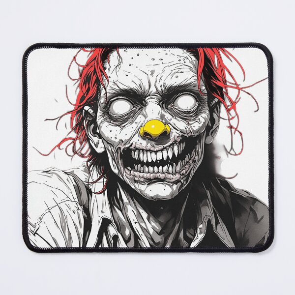 Item preview, Zombie Clown – Creepy Horror Dark Humor Halloween Art designed and sold by ChaoticZenStudio.