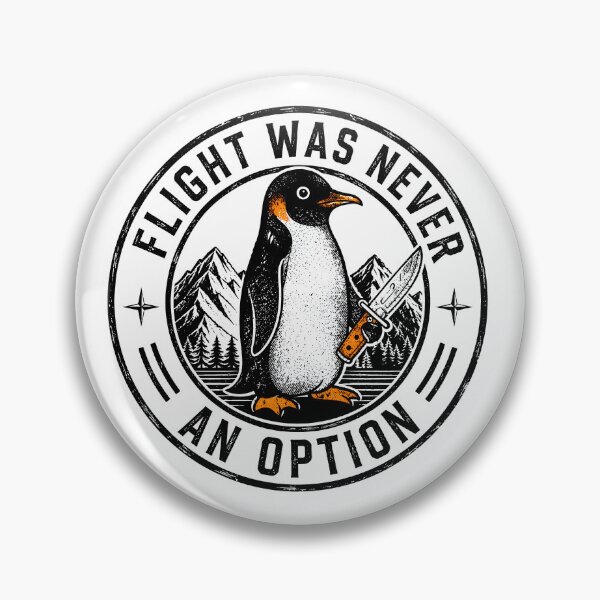 Item preview, Penguin Humor Flight was Never an Option designed and sold by wansilastomi.