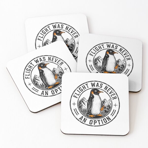 Item preview, Penguin Humor Flight was Never an Option designed and sold by wansilastomi.