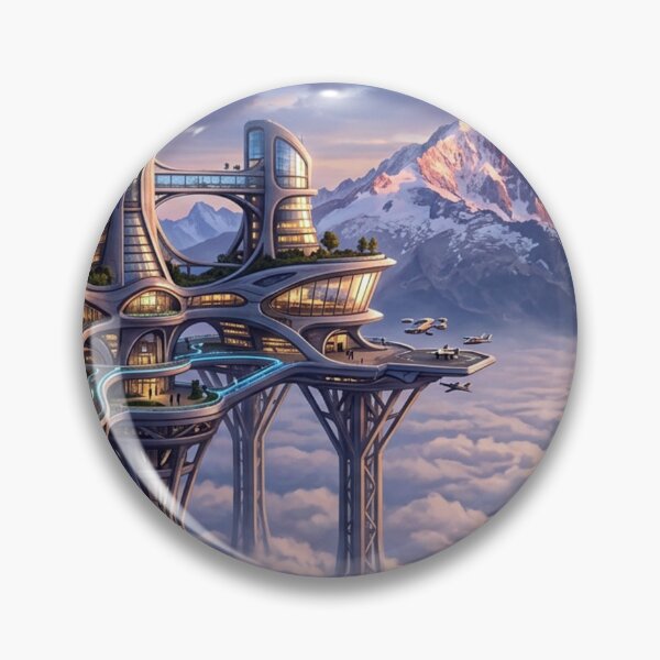 Item preview, Floating future architecture above the clouds designed and sold by Sigtrix.
