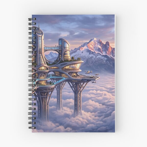 Item preview, Floating future architecture above the clouds designed and sold by Sigtrix.