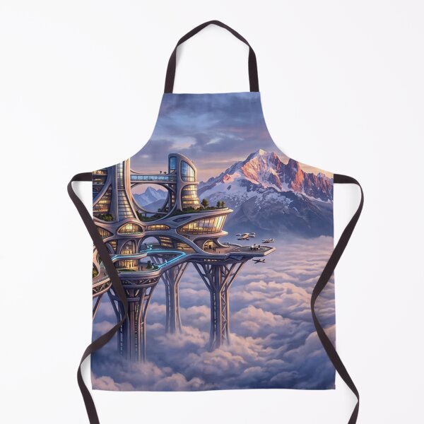 Item preview, Floating future architecture above the clouds designed and sold by Sigtrix.