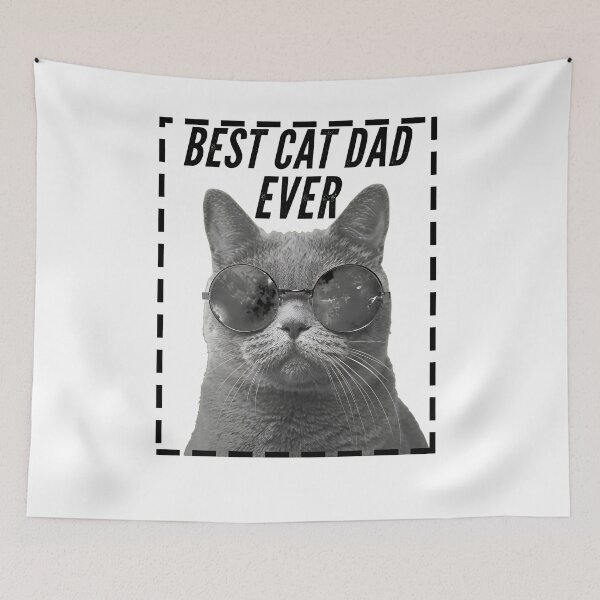 Item preview, Best Cat Dad Ever Cool Cat Sun Glasses designed and sold by GiaoCalonas.
