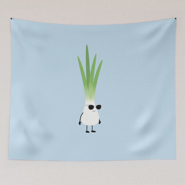 Item preview, Green onion Flat designed and sold by White Rim Mates.