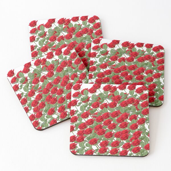 Item preview, Seamless Red Rose Pattern | Floral Botanical Background designed and sold by vibecraft_studio2.