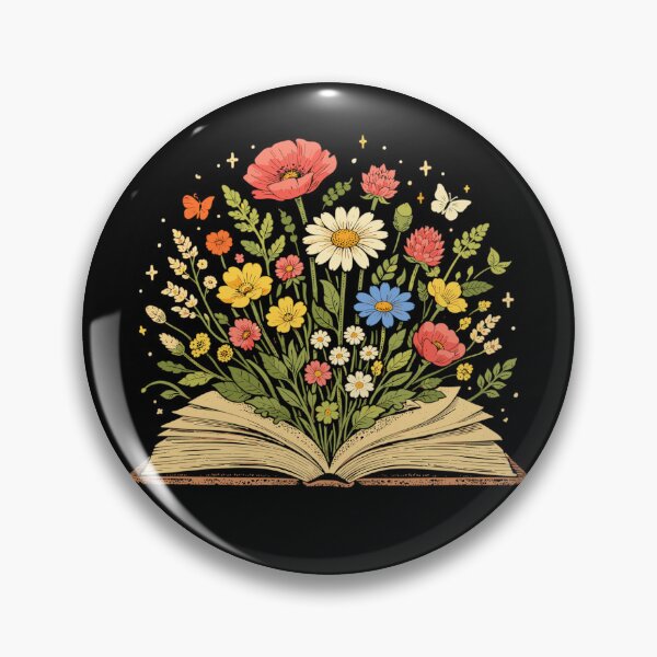 Item preview, Wildflower illustrations grow out of book designed and sold by Pineapple-Tree.