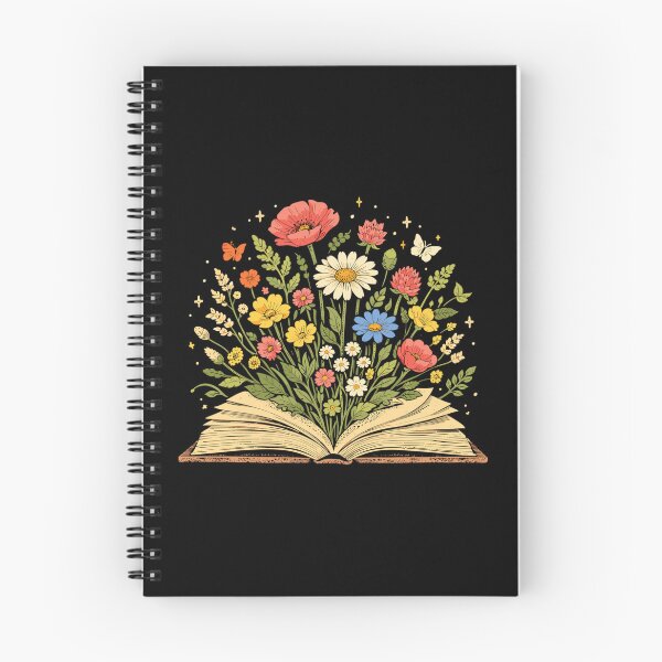 Item preview, Wildflower illustrations grow out of book designed and sold by Pineapple-Tree.