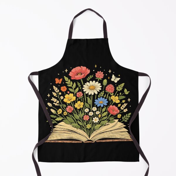 Artikelvorschau, Wildblumen Illustrationen wachsen aus Buch entworfen und verkauft von Pineapple-Tree.