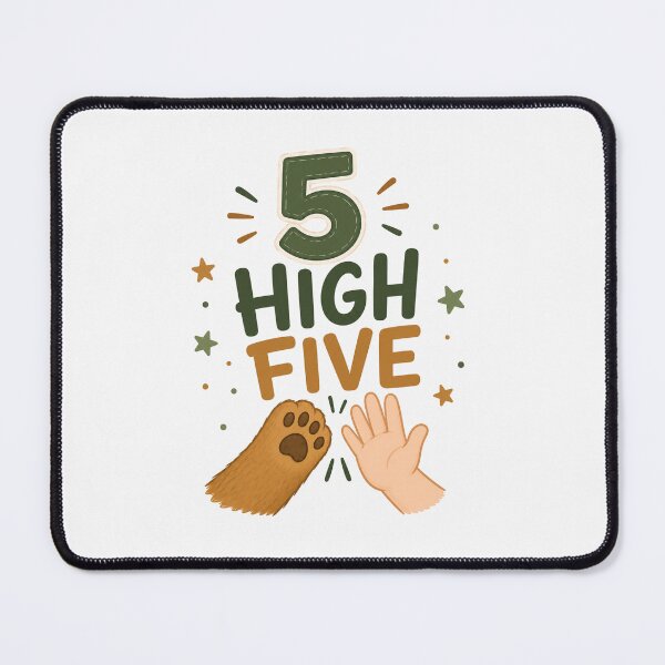 Item preview, Cute High Five 5th Birthday Bear Paw Kids designed and sold by Seculinator.
