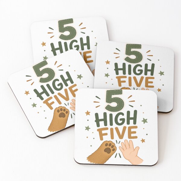 Item preview, Cute High Five 5th Birthday Bear Paw Kids designed and sold by Seculinator.