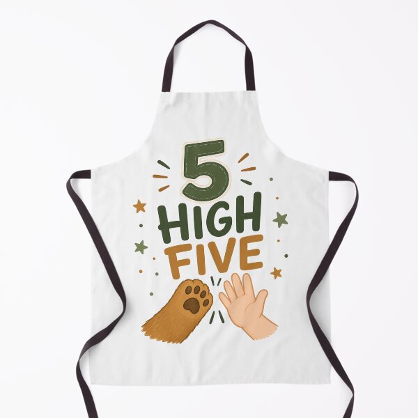 Item preview, Cute High Five 5th Birthday Bear Paw Kids designed and sold by Seculinator.