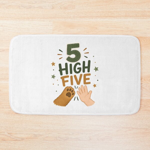 Item preview, Cute High Five 5th Birthday Bear Paw Kids designed and sold by Seculinator.