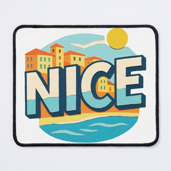 Item preview, Nice France Cote dazut Travel Poster designed and sold by RDproject.