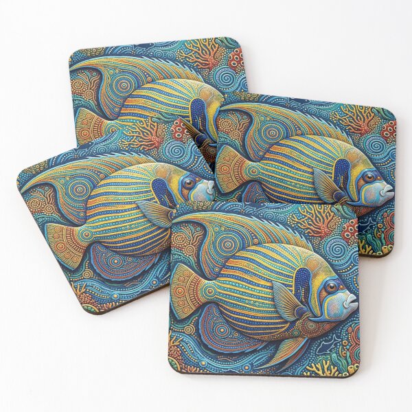 Item preview, EMPEROR ANGELFISH designed and sold by likbatonboot.