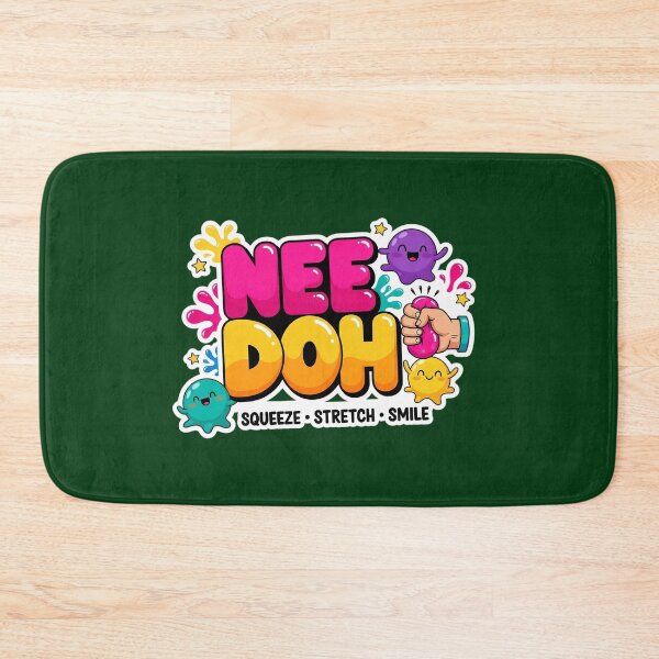 Item preview, Cute Needoh Squishy Characters Sticker | Squeeze Stretch Smile Kawaii Stress Relief Design designed and sold by Bhaskar Digital Art.