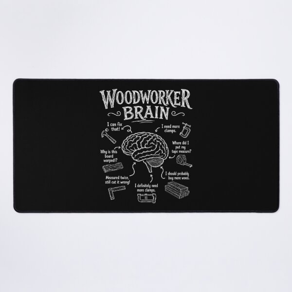 Item preview, Woodworker Brain Funny Woodworking Humor designed and sold by wansilastomi.