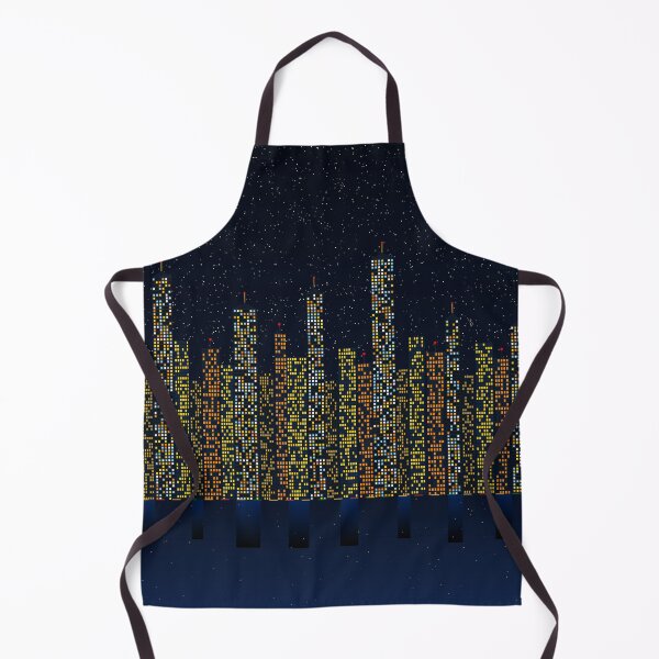 Item preview, African City Night Skyline Lagos Nairobi Modern Art designed and sold by AfricanArtHub.