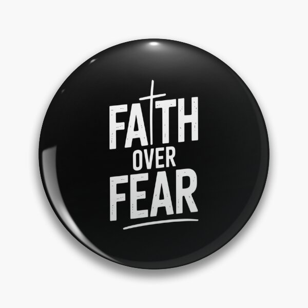 Item preview, Faith Over Fear Minimalist Cross Bold Christian Typography designed and sold by stickercuffs.