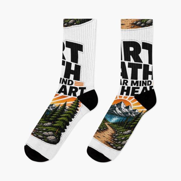 Item preview, Dirt Path Clear Mind Full Heart Hiking Design designed and sold by Trailora.