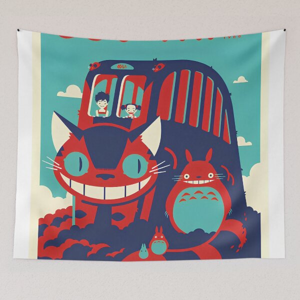 Item preview, Cute kawaii art catbus [[tTOTOROs]] traveling -%[ghiblis]%-  aways world designed and sold by mc-montgomery.