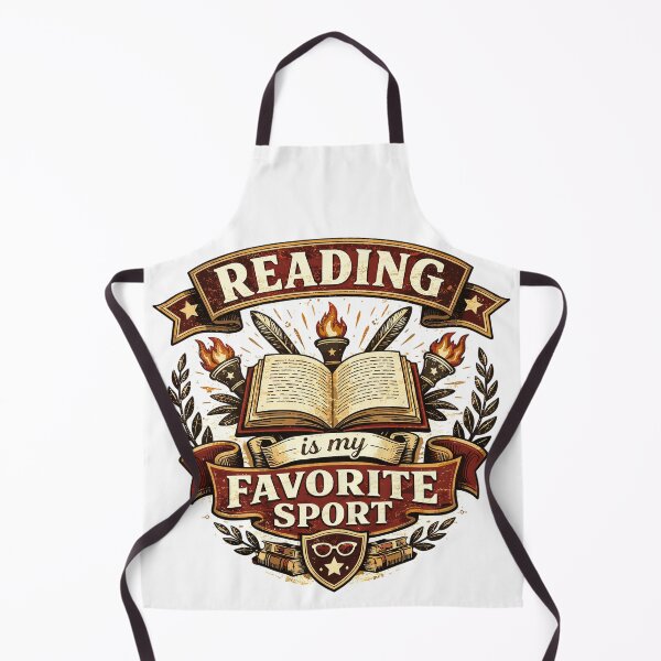 Item preview, Reading is my favorite sport Vintage crest designed and sold by Pineapple-Tree.