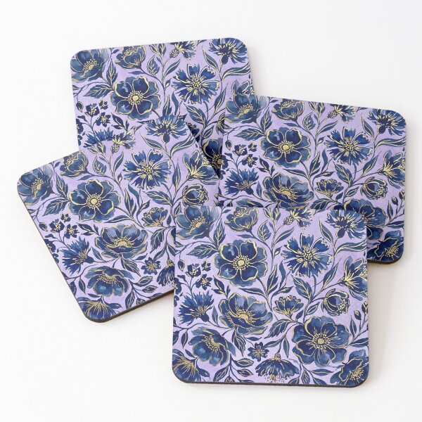Item preview, Navy Floral  designed and sold by GraphicsClub.