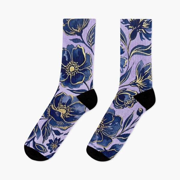 Item preview, Navy Floral  designed and sold by GraphicsClub.