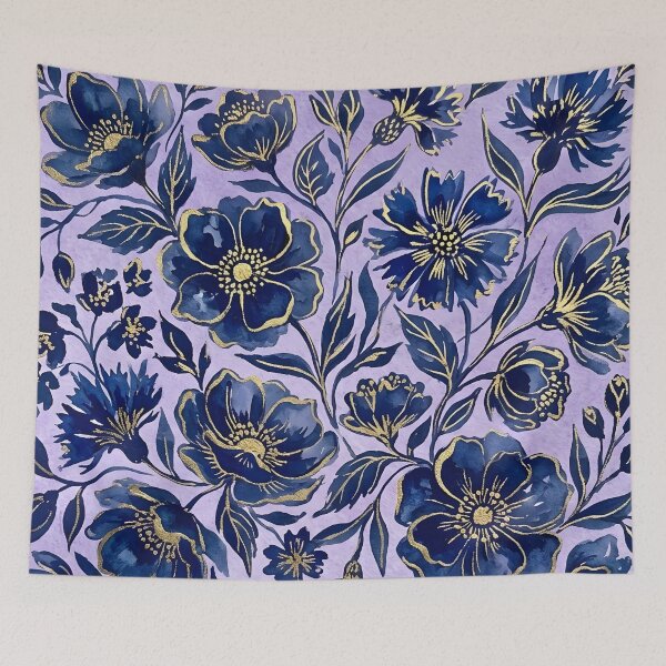 Item preview, Navy Floral  designed and sold by GraphicsClub.