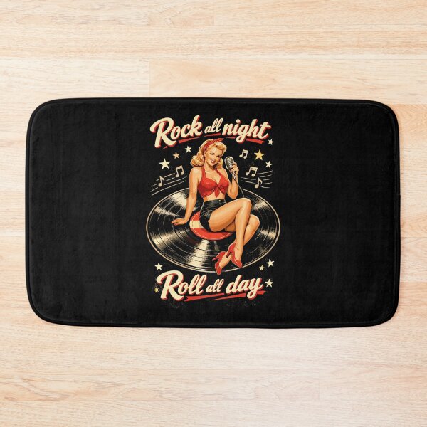 Item preview, Rockabilly Pin-Up: Rock all night vinyl record designed and sold by Pineapple-Tree.