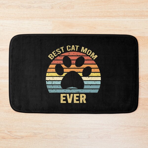 Item preview, Best Cat Mom Ever Retro Paw Sunset T-Shirt designed and sold by GiaoCalonas.