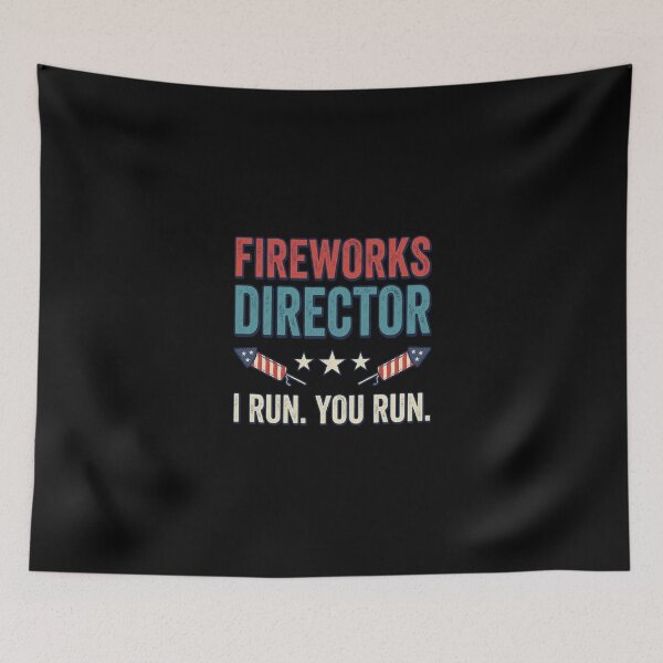 Item preview, Fireworks Director I Run You Run designed and sold by dudelinart.