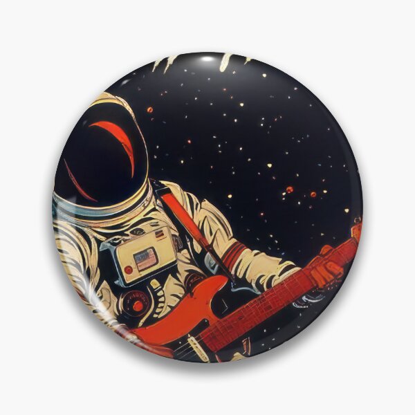 Item preview, Cheap Trick Astronaut Guitarist #2894 designed and sold by trusty-ben-art.